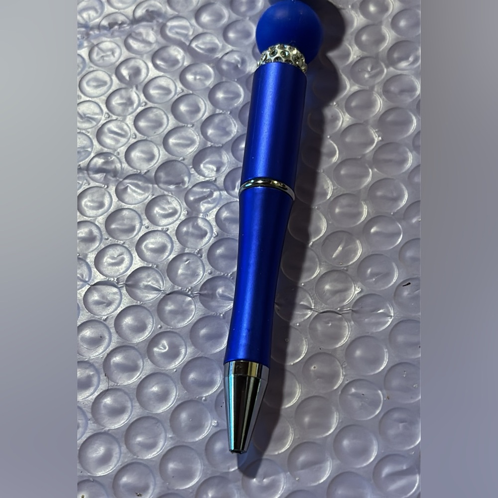 New handmade Detroit Lions ink pen 🖊️ focal bead very cute - Picture 4 of 6
